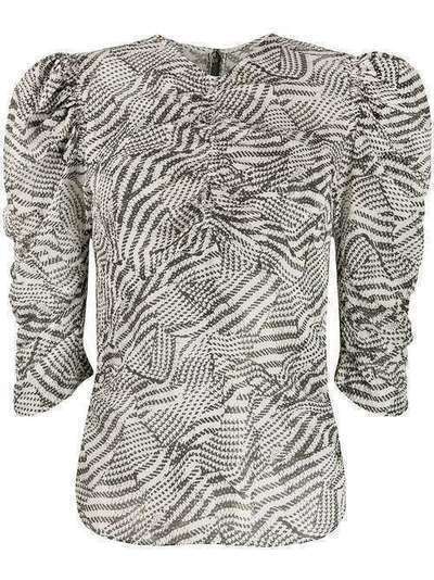 Isabel Marant блузка с абстрактным принтом HT162220P024I