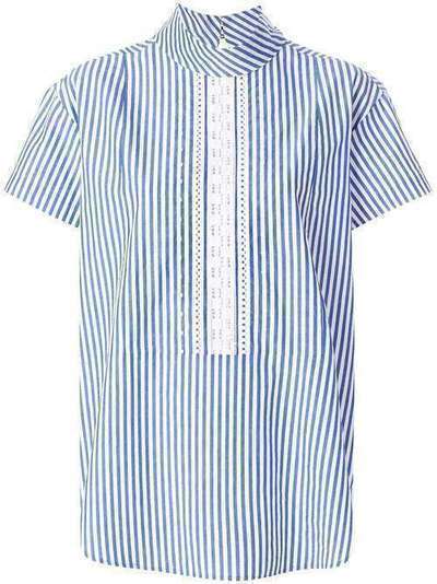 PS Paul Smith блузка с короткими рукавами в полоску PUXP097M86101