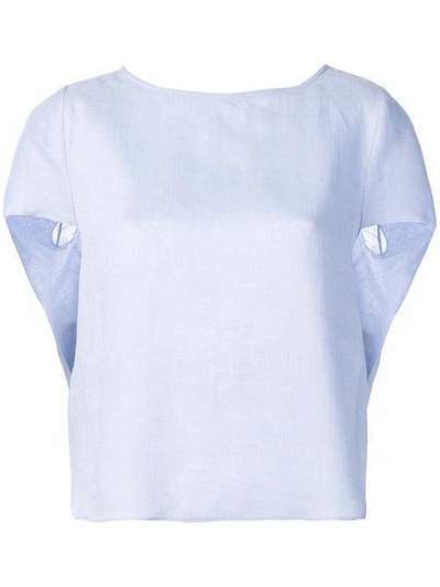 Emporio Armani блузка с круглым вырезом 2NK08T2M057