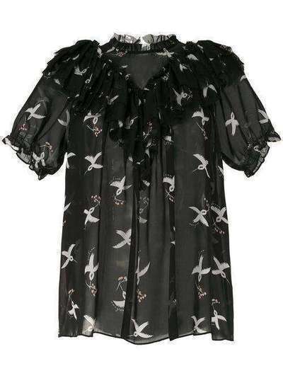 Macgraw блузка с принтом Migration Bird AV017B