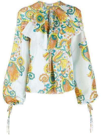 LANVIN блузка с цветочным принтом RWTO633I4338P20
