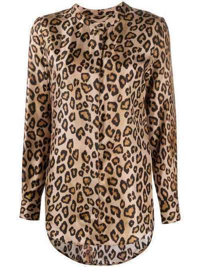 Alberto Biani блузка с леопардовым принтом ABMM834SE3106