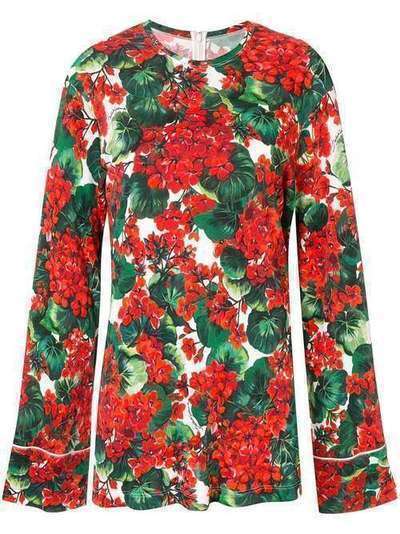 Dolce & Gabbana блузка с принтом Portofino F73R6TFSGOW