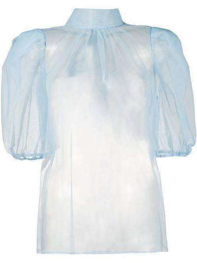 Brognano прозрачная блузка с оборками 28BR1M01204254