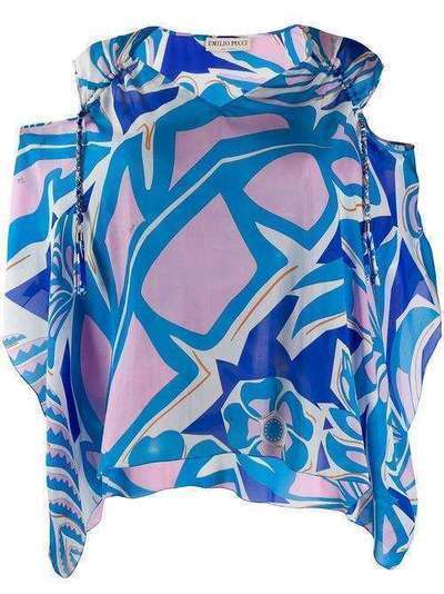 Emilio Pucci блузка с абстрактным принтом 0EWM050E754
