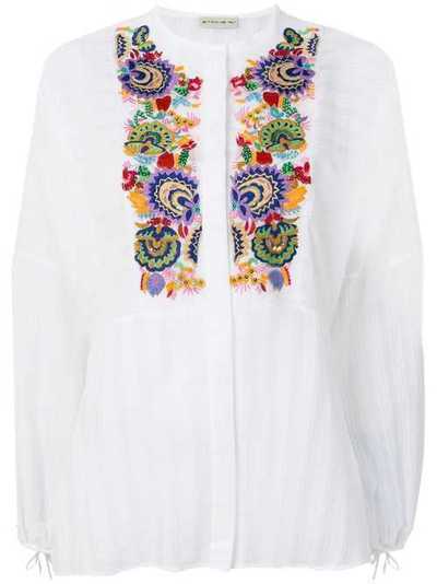 Etro блузка в крестьянском стиле с принтом 178519485