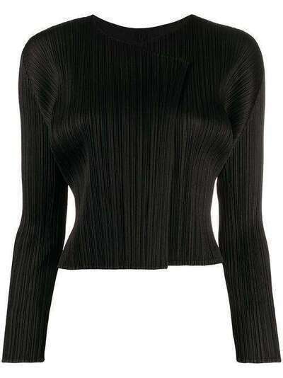 Pleats Please Issey Miyake кардиган с плиссировкой PP06JO602