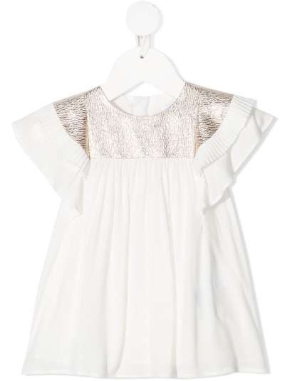 Chloé Kids платье с короткими рукавами