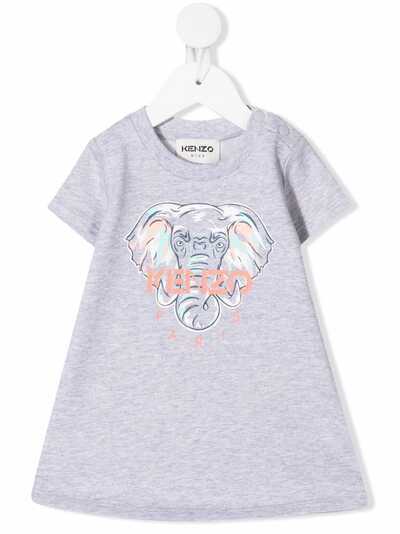 Kenzo Kids платье-футболка с логотипом