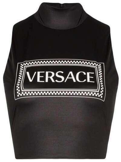 Versace укороченный топ с логотипом A83768A230744
