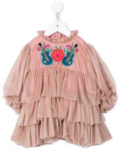 Raspberry Plum платье Goldie с ярусной юбкой