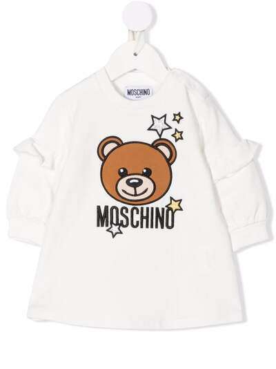 Moschino Kids платье-толстовка Teddy Bear