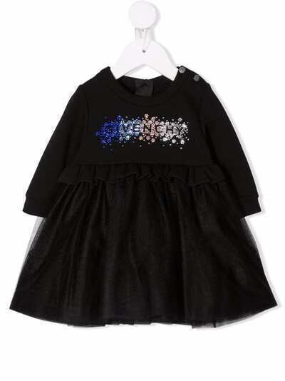 Givenchy Kids платье с кристаллами