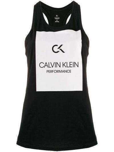 Calvin Klein топ без рукавов с нашивкой-логотипом 00GWS9K152952