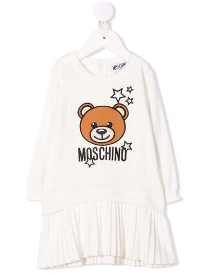 Moschino Kids платье с принтом Toy Bear