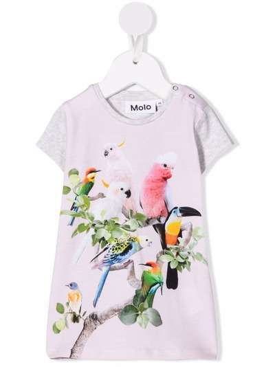 Molo платье Jungle Birds с графичным принтом