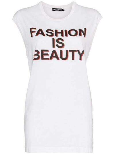 Dolce & Gabbana топ Fashion is Beauty F8K73THH7BI