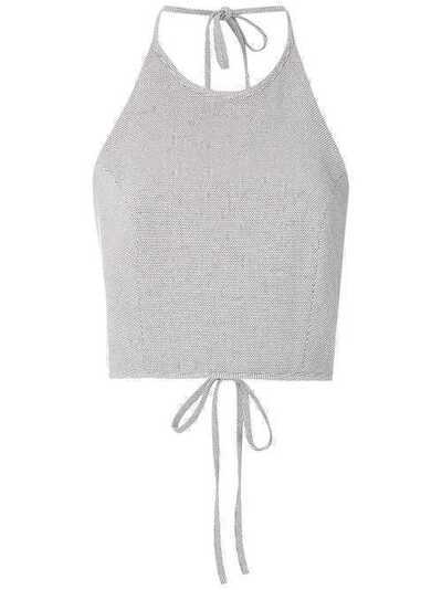 Framed Petit Bubbles cropped top 357950