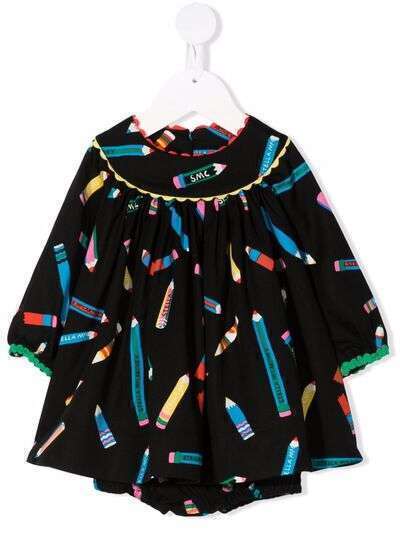 Stella McCartney Kids платье мини с принтом