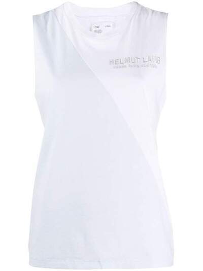 Helmut Lang футболка без рукавов с логотипом J10DW502