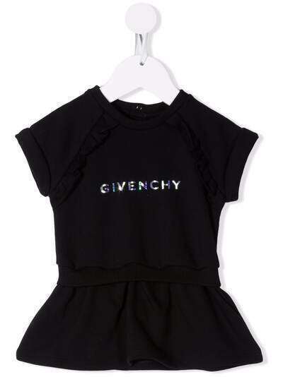 Givenchy Kids платье-футболка с логотипом