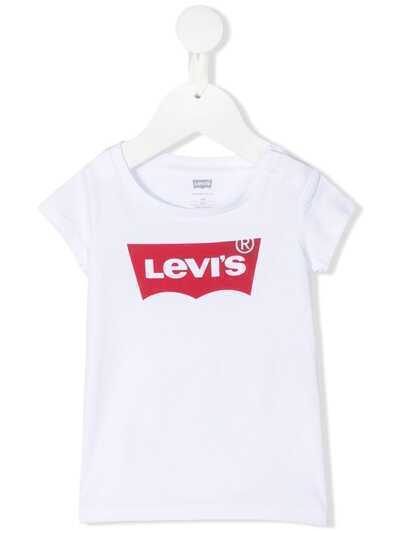 Levi's Kids платье-футболка с короткими рукавами и логотипом