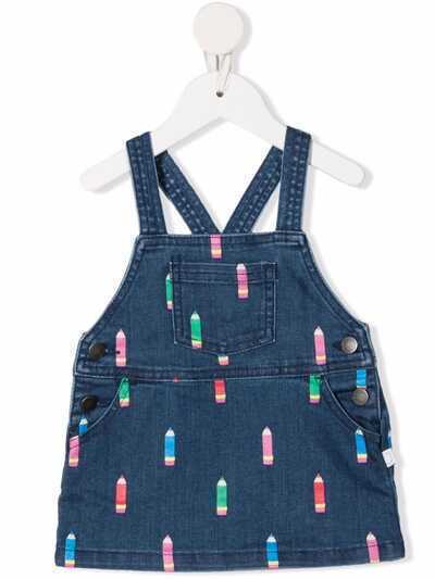 Stella McCartney Kids платье-комбинезон с принтом