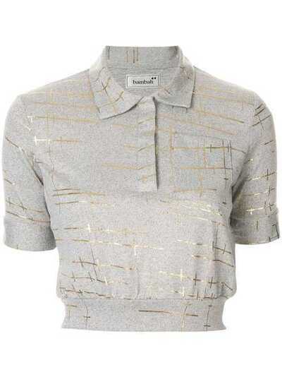 Bambah укороченная рубашка-поло с принтом PFBMPF19035