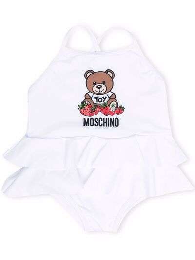 Moschino Kids купальник с принтом Toy Bear