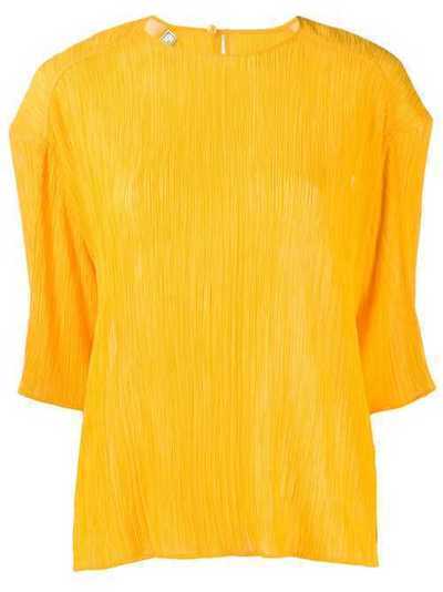Nina Ricci футболка с мелкой плиссировкой 20PCTO004CO0929U6069
