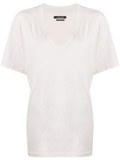 Isabel Marant v-neck cotton T-shirt TS075420E029I