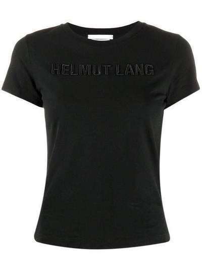 Helmut Lang футболка с вышитым логотипом J06DW502424387