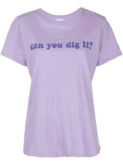 Cinq A Sept футболка с принтом can you dig it? ZT3442392Z