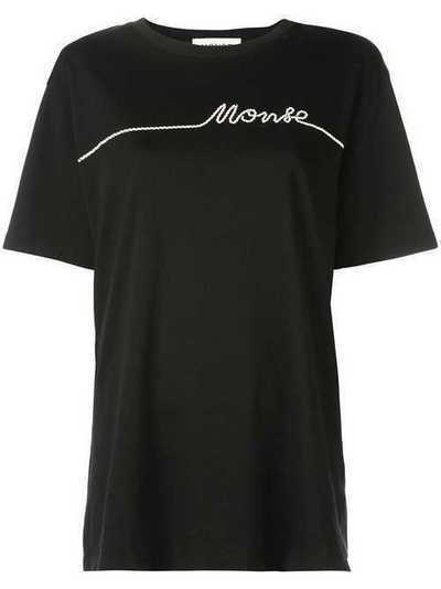 Monse футболка с логотипом MS19L0529TEE