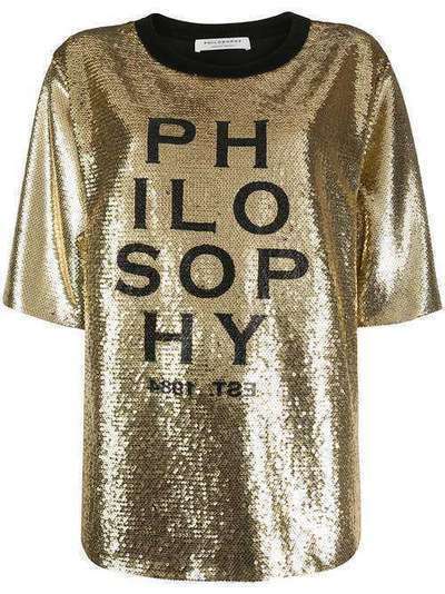Philosophy Di Lorenzo Serafini футболка с пайетками 2280744