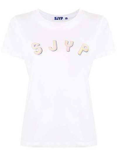 SJYP футболка с короткими рукавами и логотипом PW2A3WTS059W