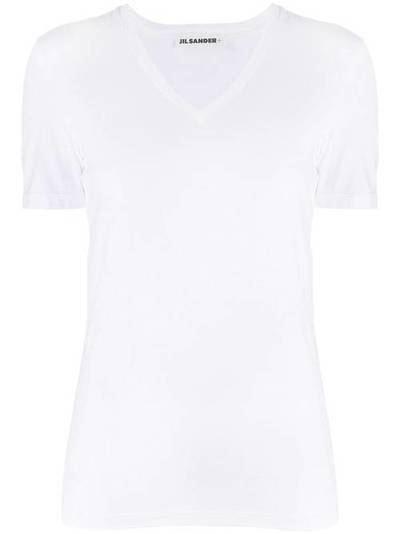 Jil Sander футболка с V-образным вырезом JPPQ705504WQ257108