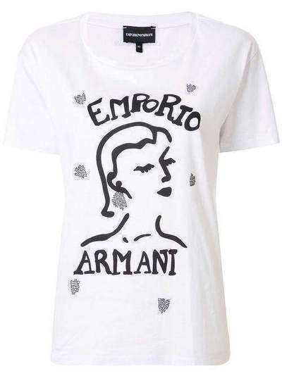 Emporio Armani футболка с принтом 3H2T7Q2J95Z