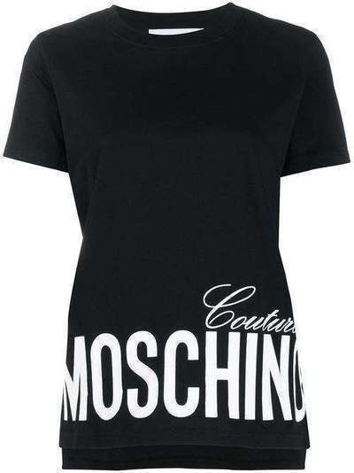 Moschino футболка Couture с принтом и короткими рукавами A0703540
