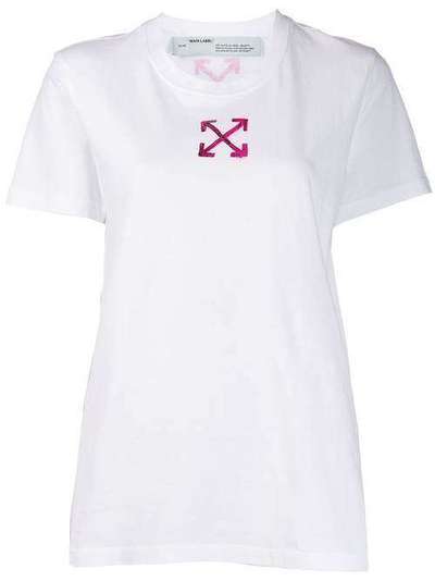 Off-White футболка с логотипом OWAA049R20B071000128