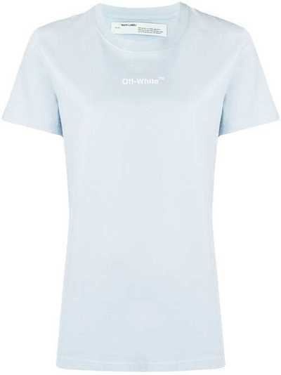 Off-White футболка с логотипом OWAA049R20B070433301