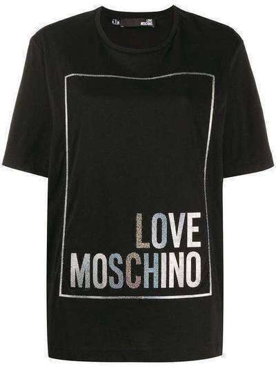 Love Moschino футболка свободного кроя с логотипом W4F8731M3876