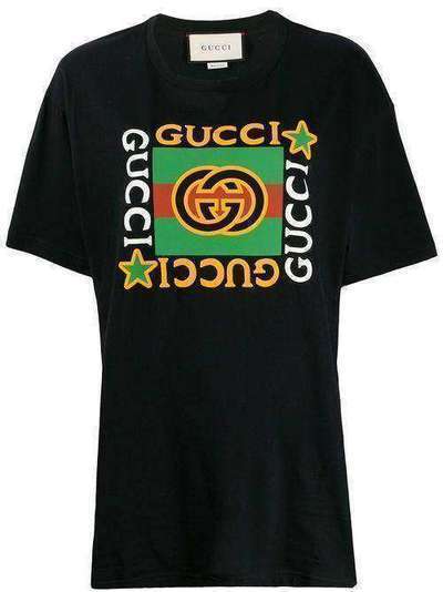 Gucci футболка с логотипом 539081XJBYA