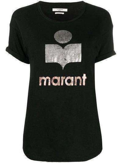 Isabel Marant Étoile футболка с логотипом 00MTS029900M008E
