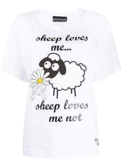 Boutique Moschino sheep print T-shirt 12010840