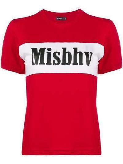 MISBHV футболка в стиле колор-блок с логотипом 119W050