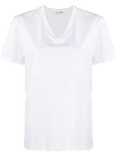 Jil Sander футболка с V-образным вырезом JSPQ705003WQ247608