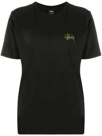 Stussy футболка с круглым вырезом и логотипом 2903082