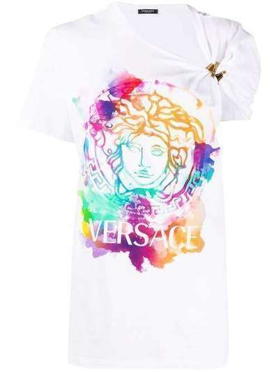 Versace футболка с графичным принтом A87468A228806