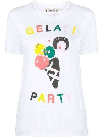 Être Cécile футболка Gelati Party с принтом GELATI